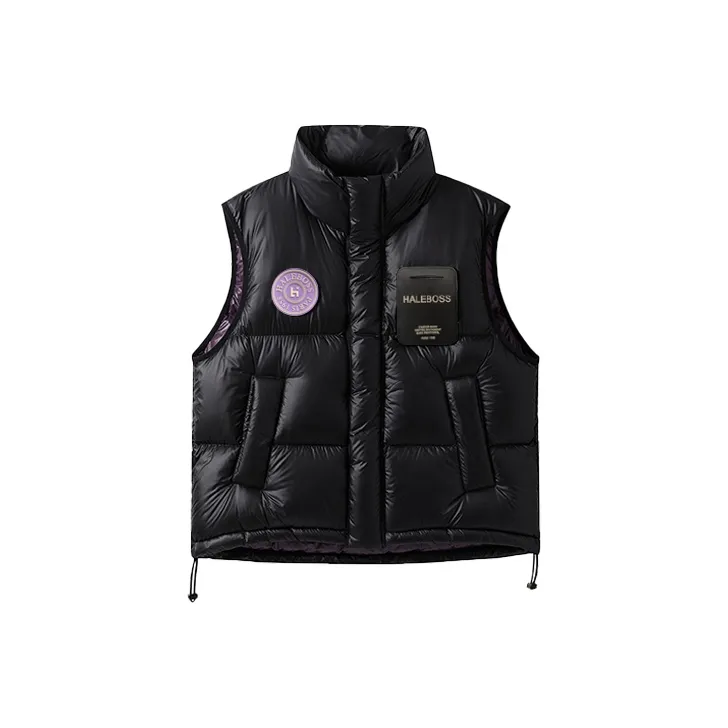 HALEBOSS Черный Мужской Пуховый жилет