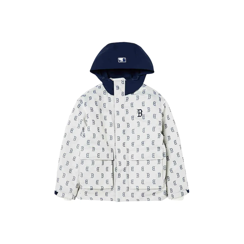 MLB Boston Red Sox Jackets Unisex Dark Cream