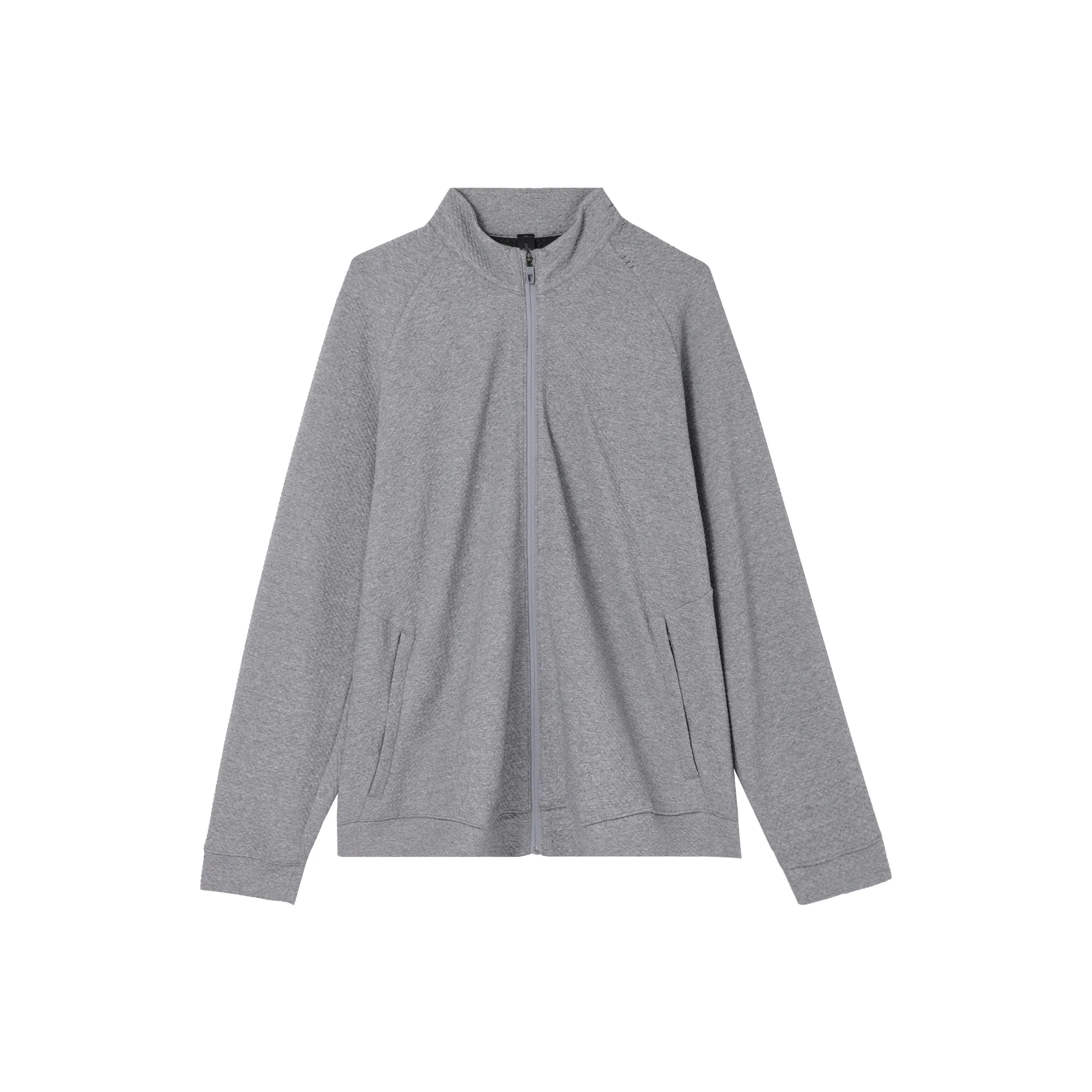 lululemon Текстурированный Double Knit Хлопок ZIP UP Куртки и Пальто Мужской