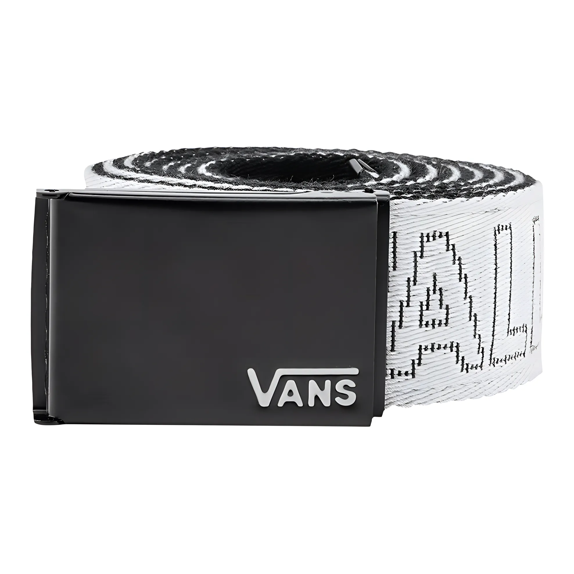 Vans Полиэстер Ремень Унисекс Черный Белый 3,8 см