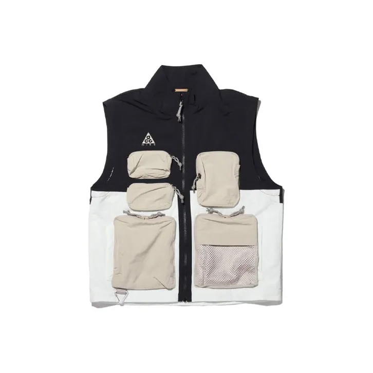 Nike ACG Vests Men's Black White Gray