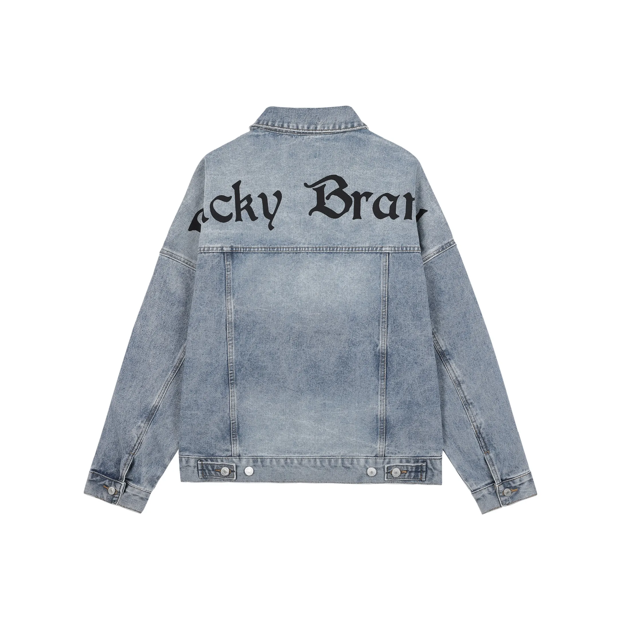 LUCKY BRAND Denim Jackets Unisex Denim Blue