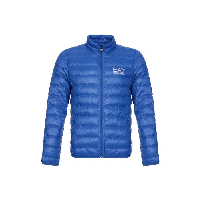 EMPORIO ARMANI EA7 Down Jacket Men's Blue