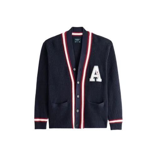 Abercrombie＆Fitch Темно-синий Мужской Трикотаж