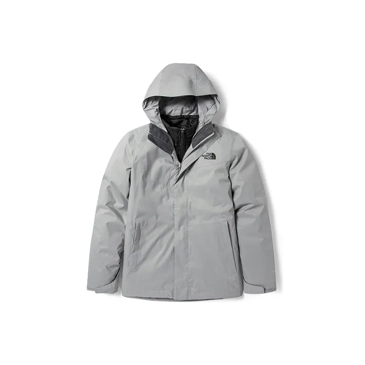 The North Face Водонепроницаемый Ветрозащитный Дышащий Устойчивый к истиранию Теплый ветровка Мужской Серый