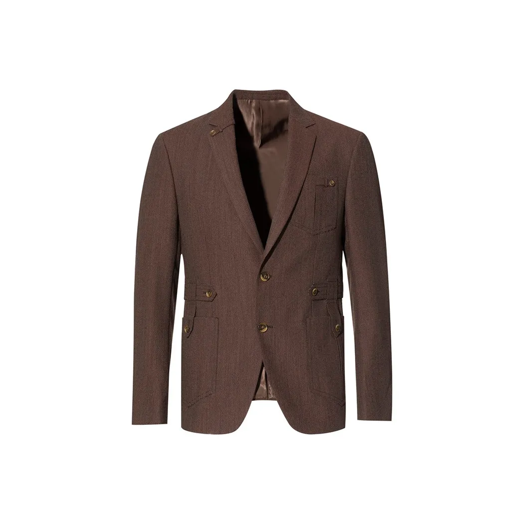 ANDREW MACKENZIE Business Suit Men's Dark Red