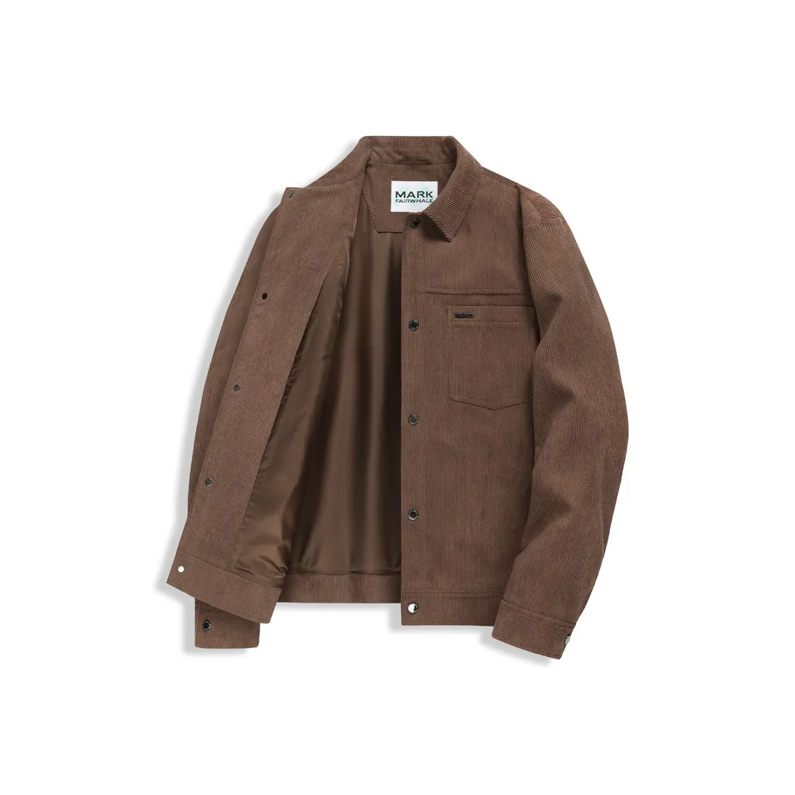 FAIRWHALE Куртки и пальто унисекс кофейно-коричневого цвета