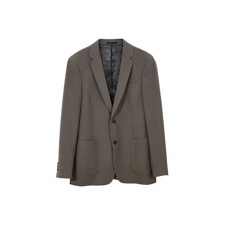 JACK&JONES Business Suits Men's Stone Carved Gray GARGoyle