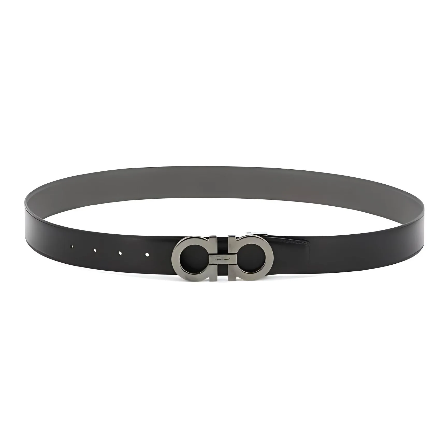 FERRAGAMO Кожаные ремни Мужской Черный