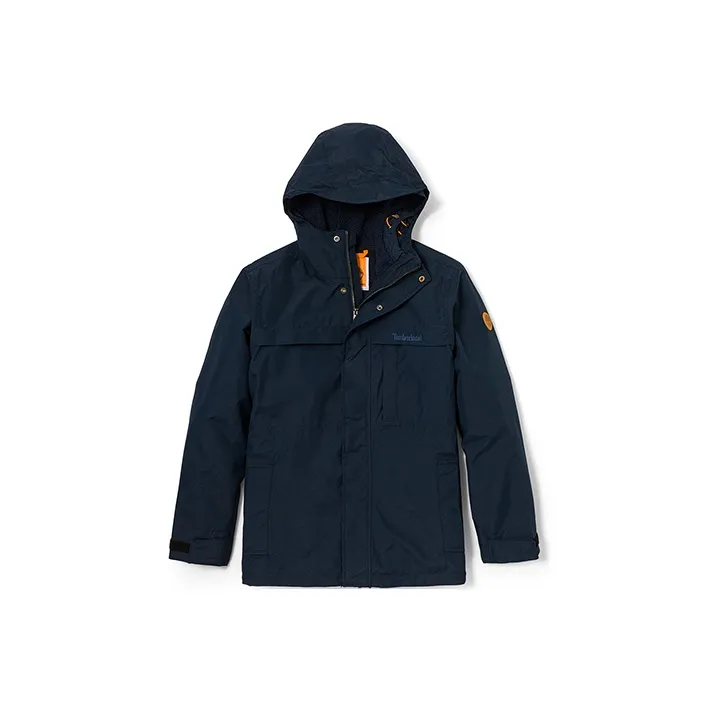 Timberland Outdoor Hiking Waterproof And Windproof Windbreaker Jacket Men's Dark Sapphire