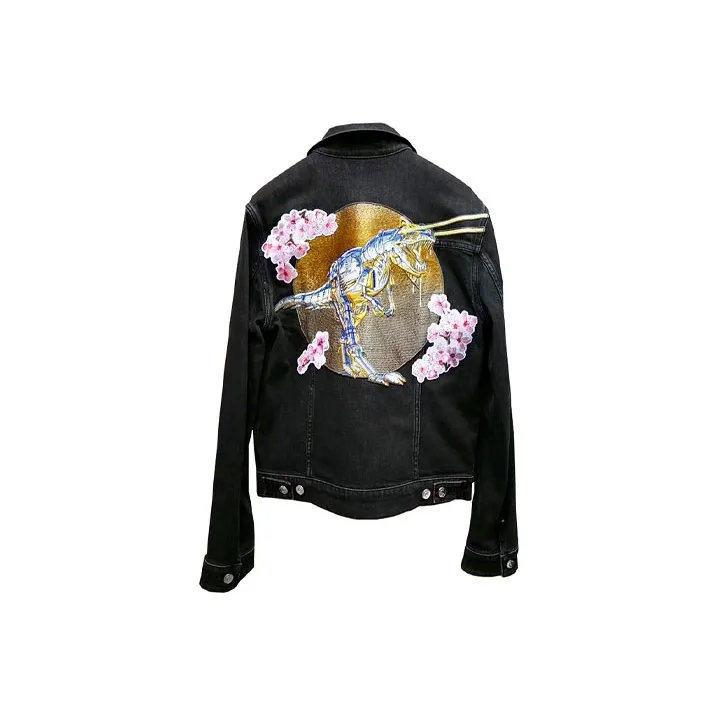 DIOR x KONGSHANJI Denim Jacket Cruz Men's Black