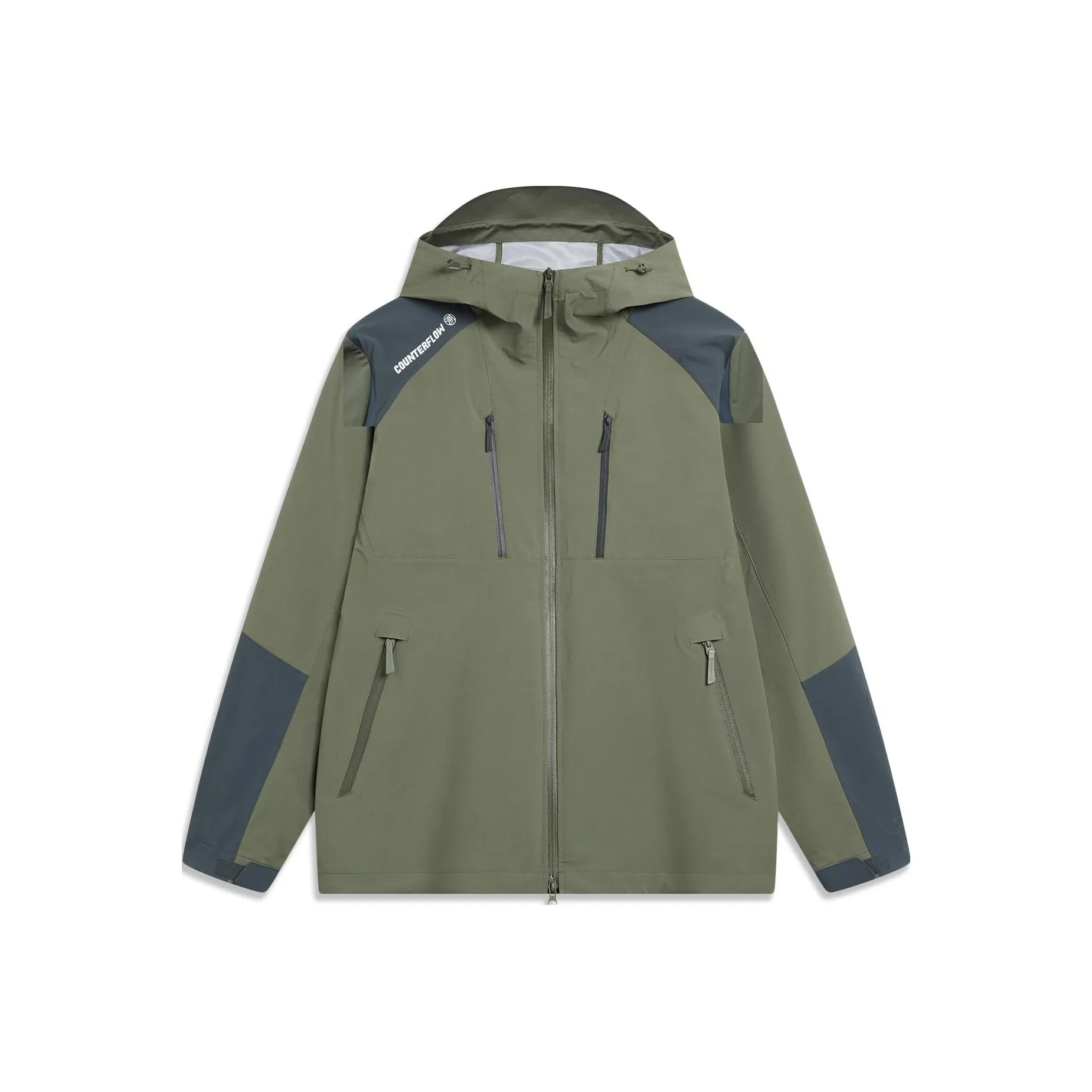 LINING CF Tracing Wulong Armor Collection Windbreaker Jackets Men Murky Olive Green