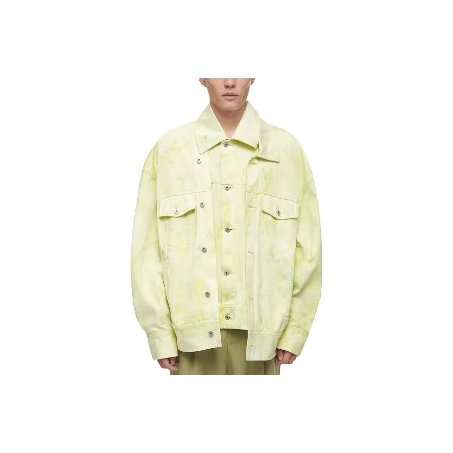 Feng Chen Wang Бирюзовый Мужской Джинсовые Куртки