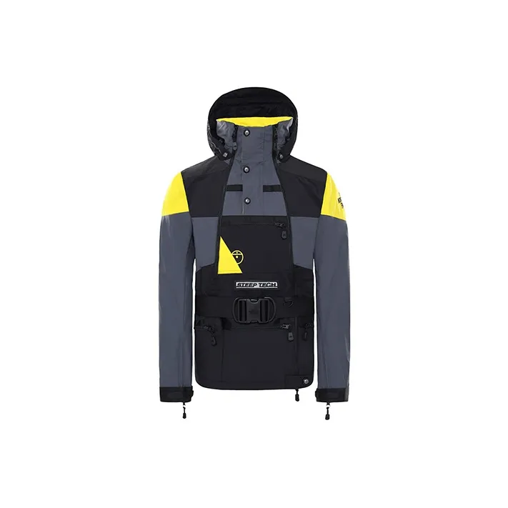 THE NORTH FACE Windproof Breathable Water-Resistant Windbreaker Jacket Men's Gray