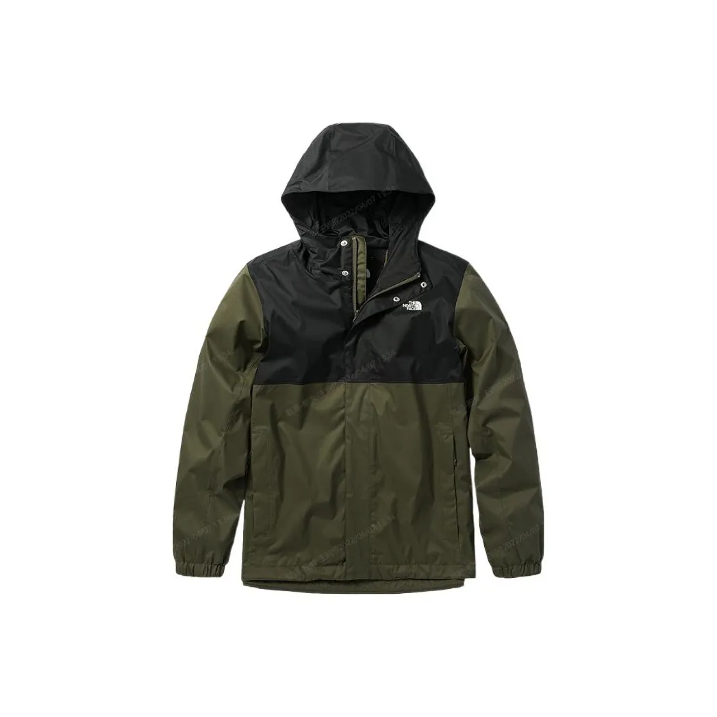 THE NORTH FACE Urban Exploration Водонепроницаемый Ветрозащитный и Дышащий Ветровка Мужской Армейский зеленый