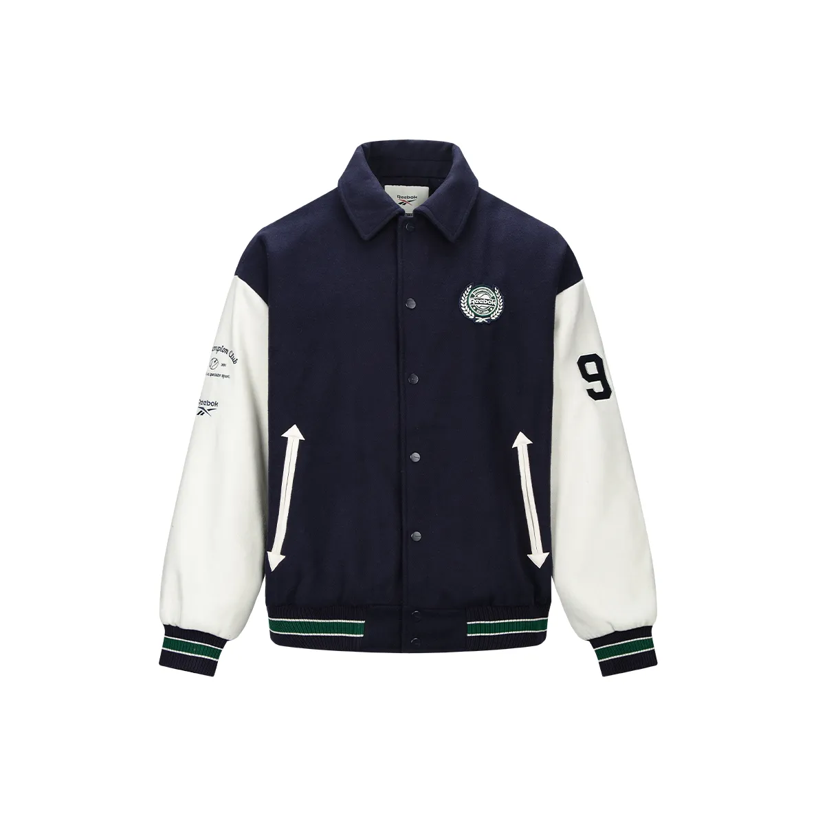 Reebok Jackets Unisex Navy Blue