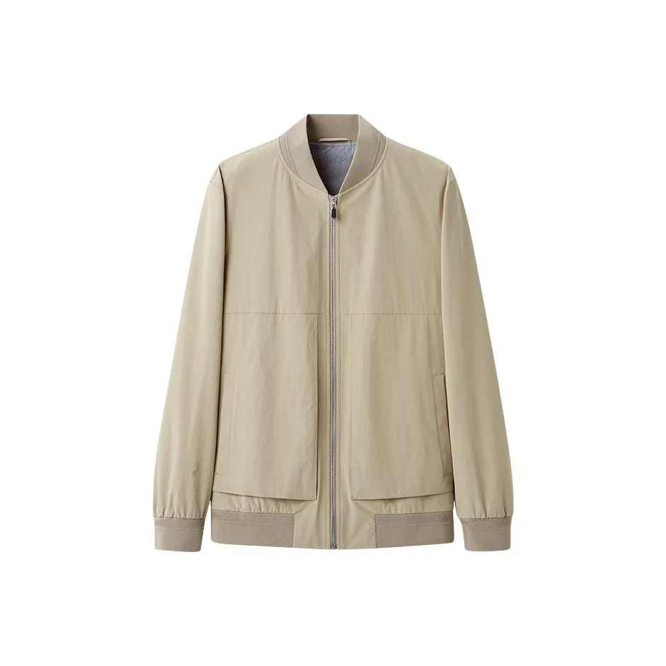 GOLDLION Small Shield Coat Flight Suit Jacket Spring And Fall Men's Khaki