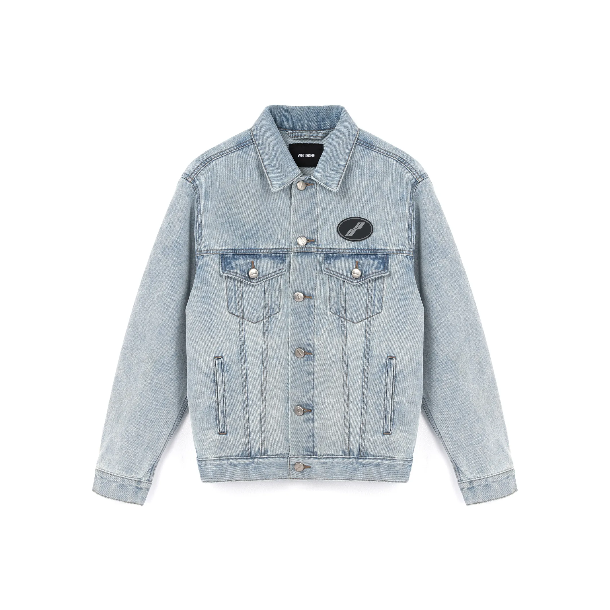 WE11DONE Ice Oversized Denim Jacket
