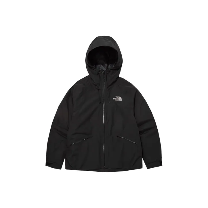 THE NORTH FACE Hiking, Outdoor Hiking, Skiing, And Paragliding Embracing The Cold Wave Windbreaker Jacket Unisex Black