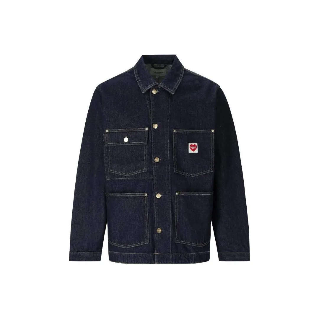 Carhartt WIP Blue Men's Jackets Кархартт WIP Синий Мужские Куртки