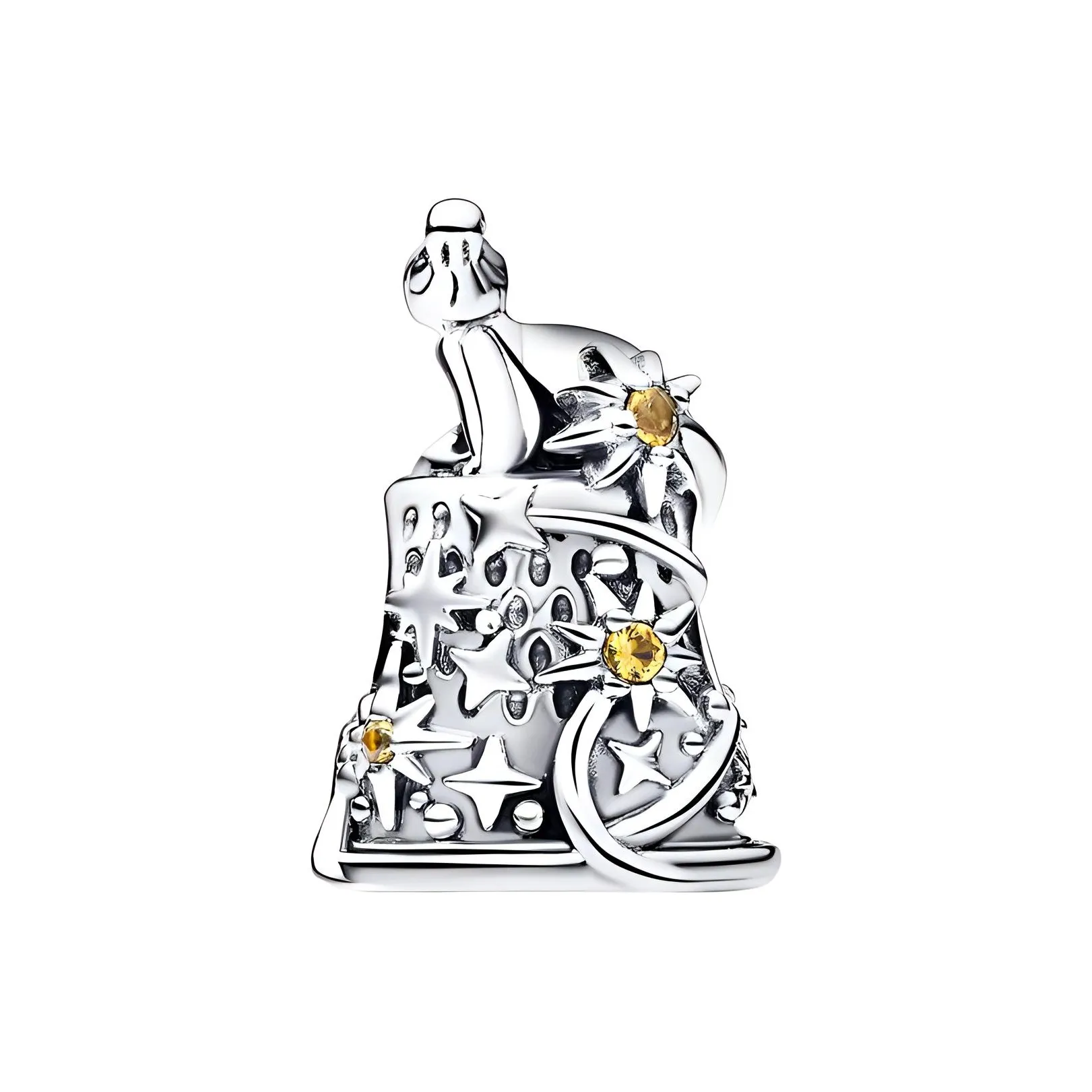 Pandora Disney Tinker Bell Bead Ornament Women's Silver
