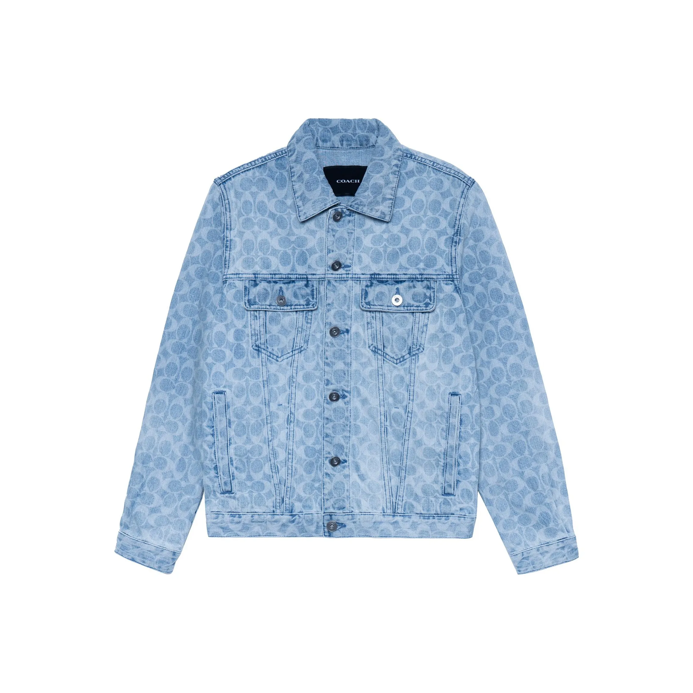 COACH Denim Jackets Men Blue