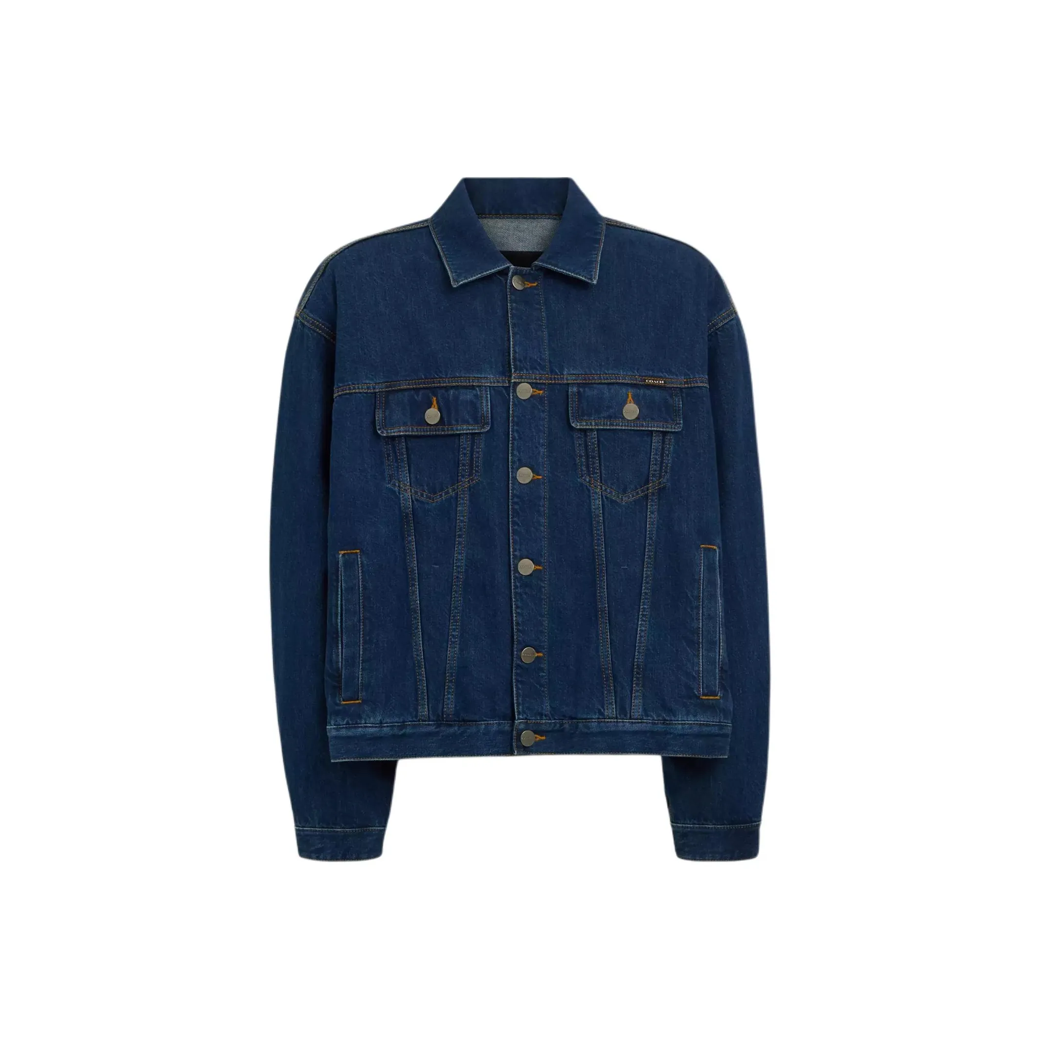 COACH Denim Куртка Куртки и Пальто Мужской Синий