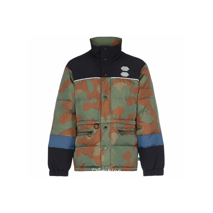 OFF WHITE Camo Down Fill Puffer Jacket