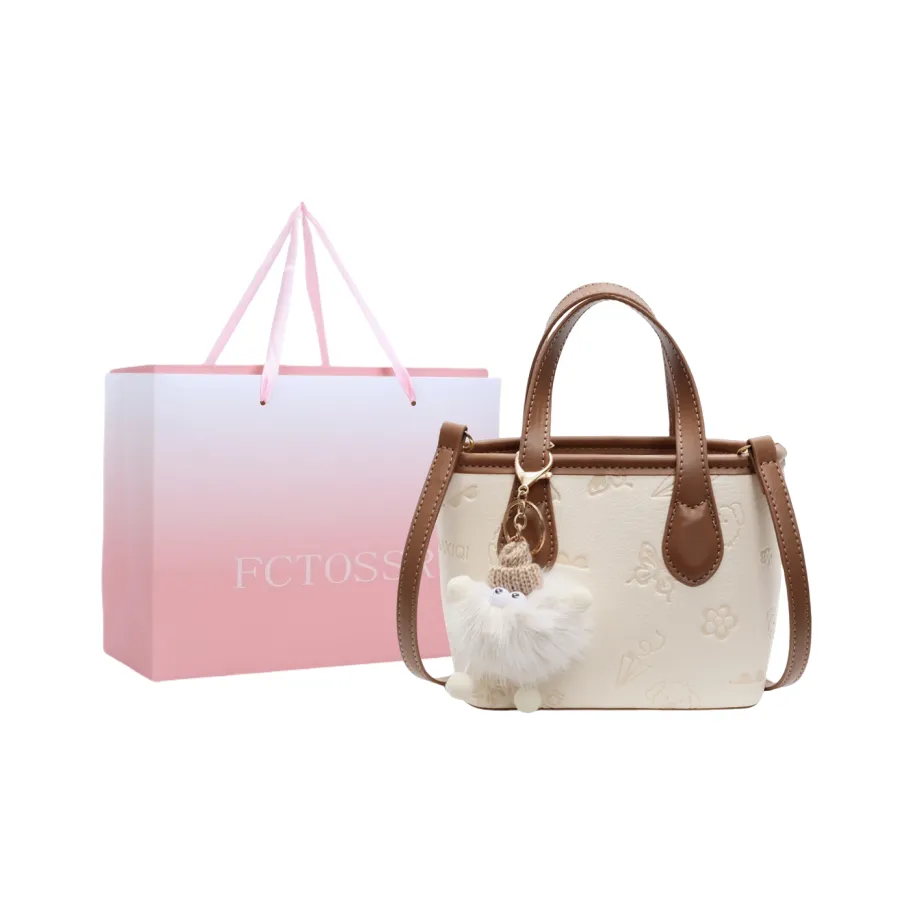 FCTOSSR PU (полиуретан) Одно плечо Сумка Женская Черный Коричневый Розовый Белый