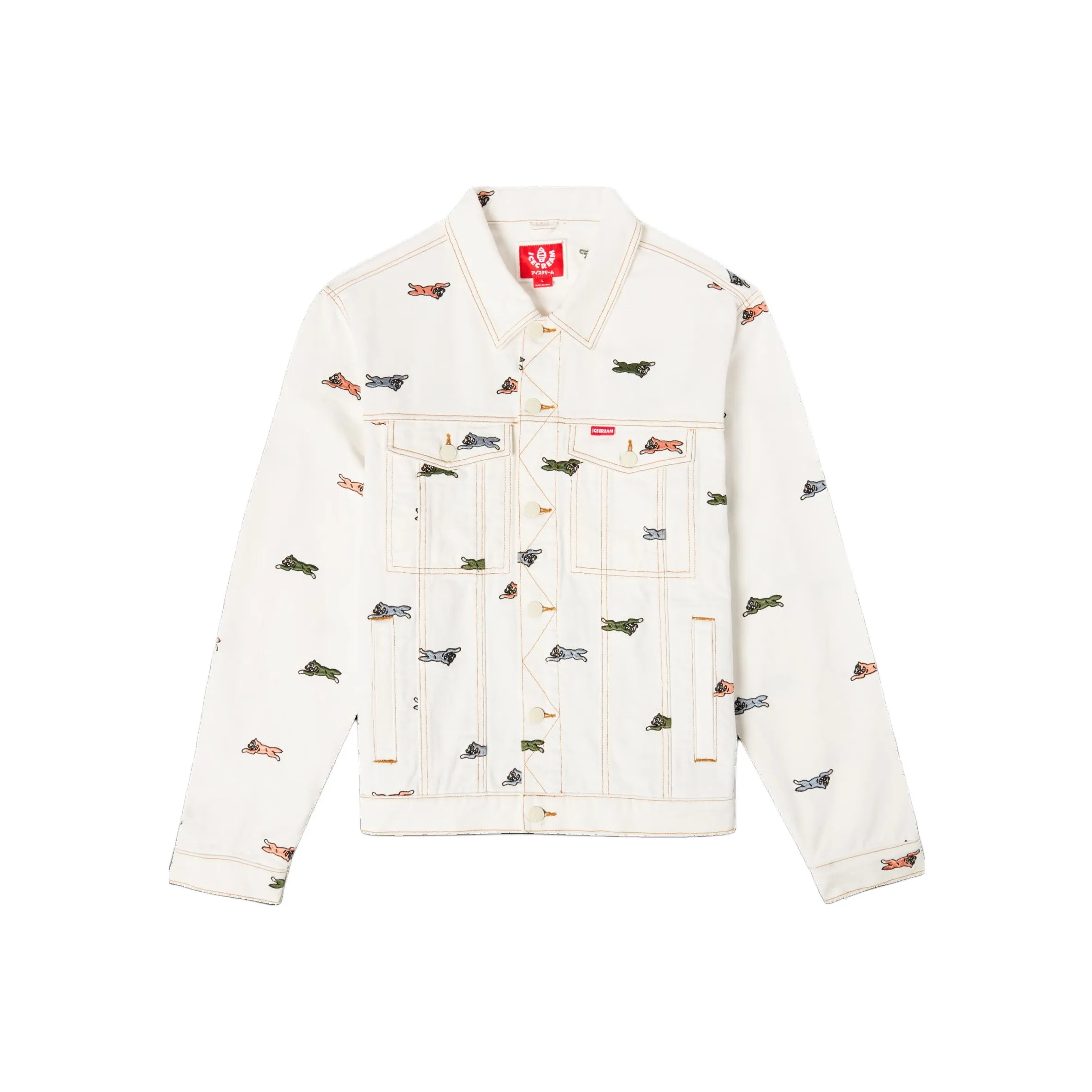 ICECREAM SS24 Куртки Пальто Унисекс Экрю