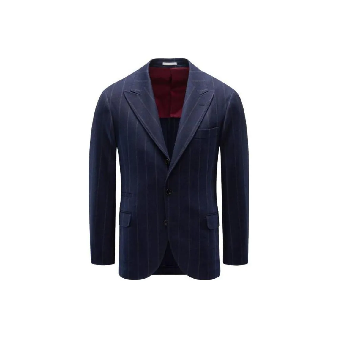 Brunello Cucinelli Striped Wool Blazer