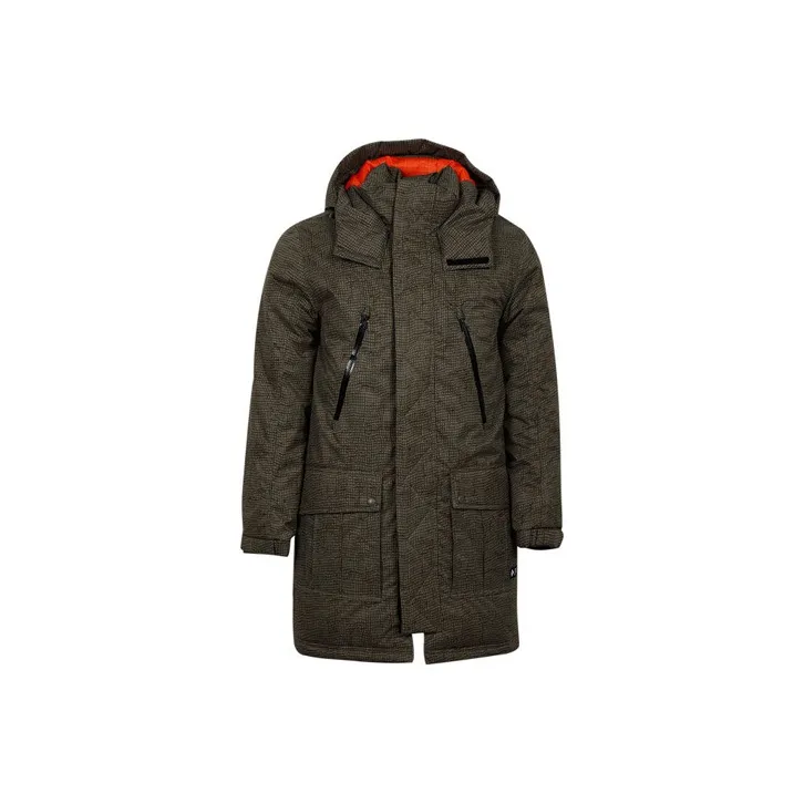 Конверс Оливково-зеленый Мужской Пуховик