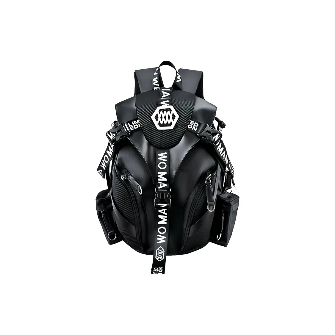 ALOENEY Полиэстер Рюкзак Маленький Мужской Модный Черный