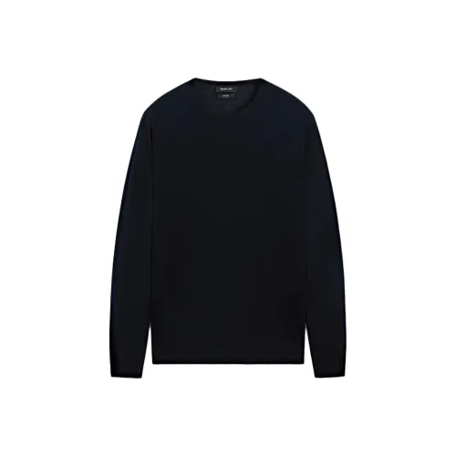 Massimo Dutti Морской синий Мужской Трикотаж