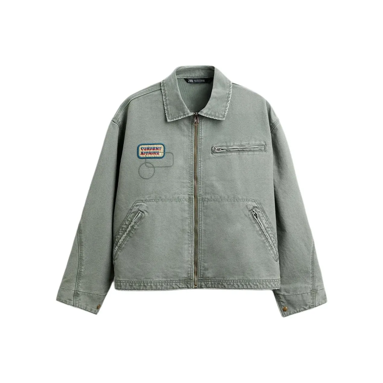 ZARA Jackets 
Coats Men
s Gray