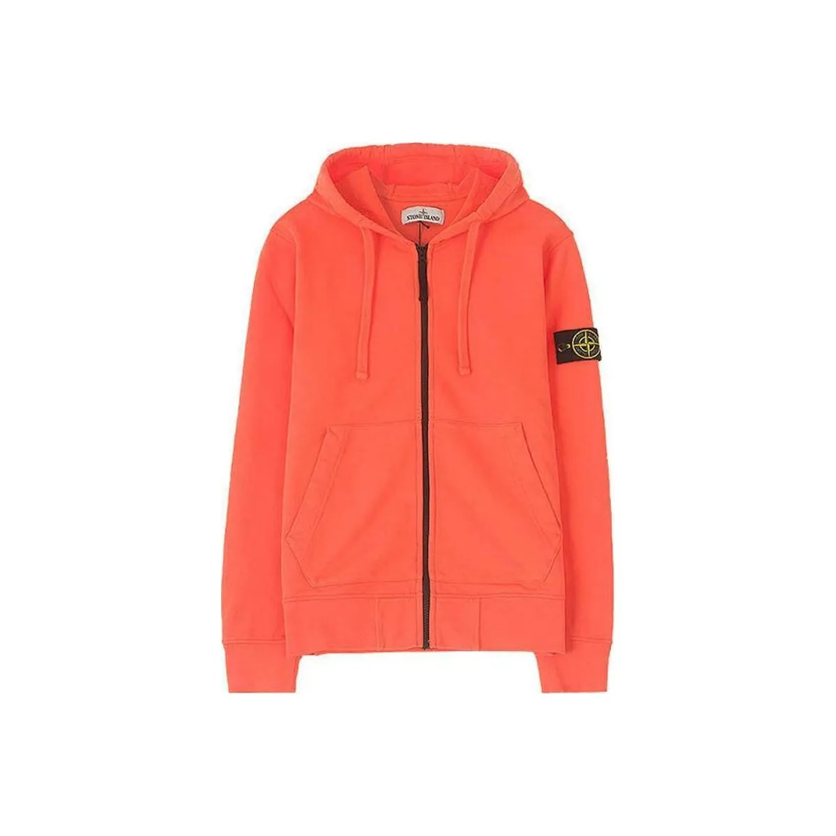 STONE ISLAND Logo patch Zip up Hoodie