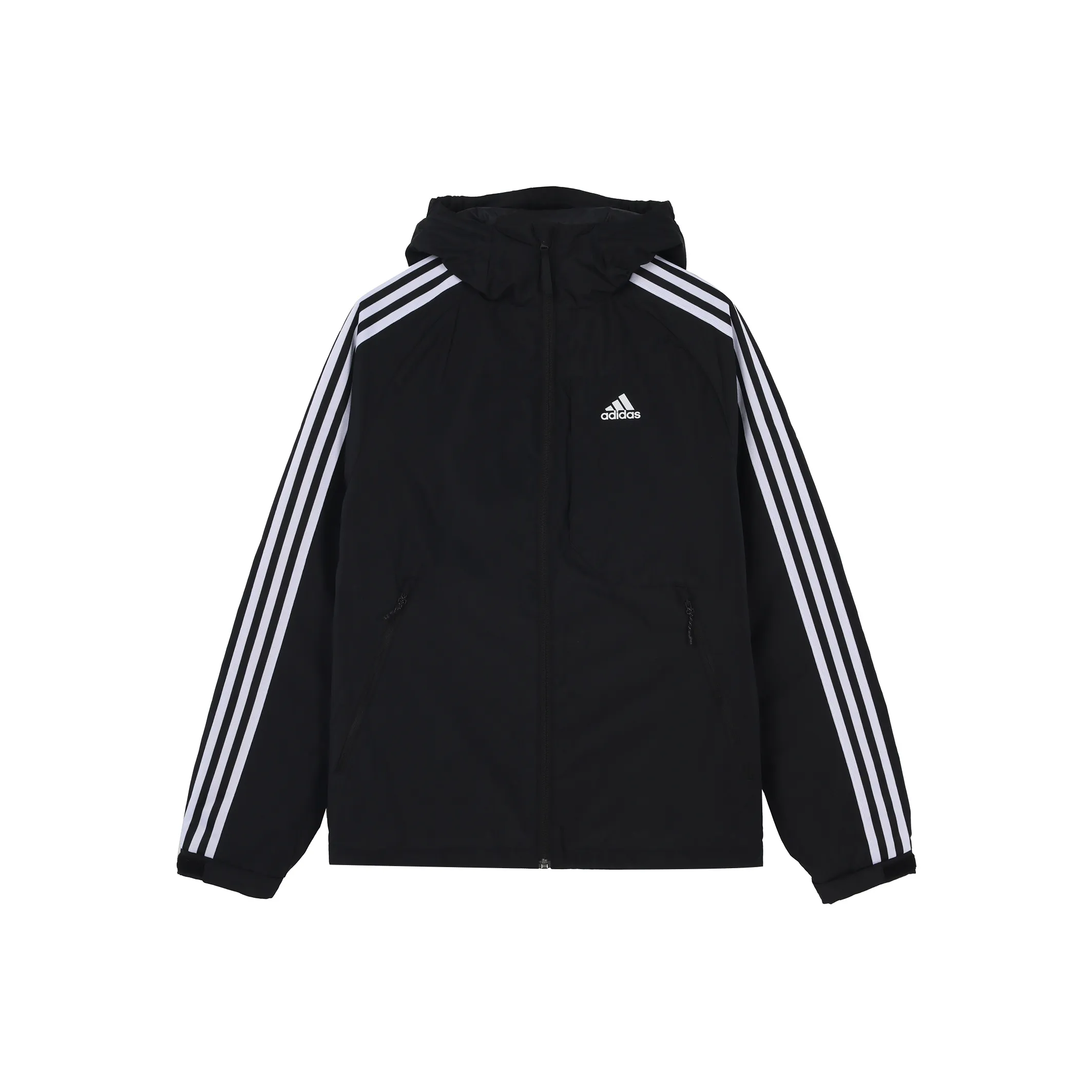 Adidas 3 Stripes Пуховик Зимний Мужской Черный