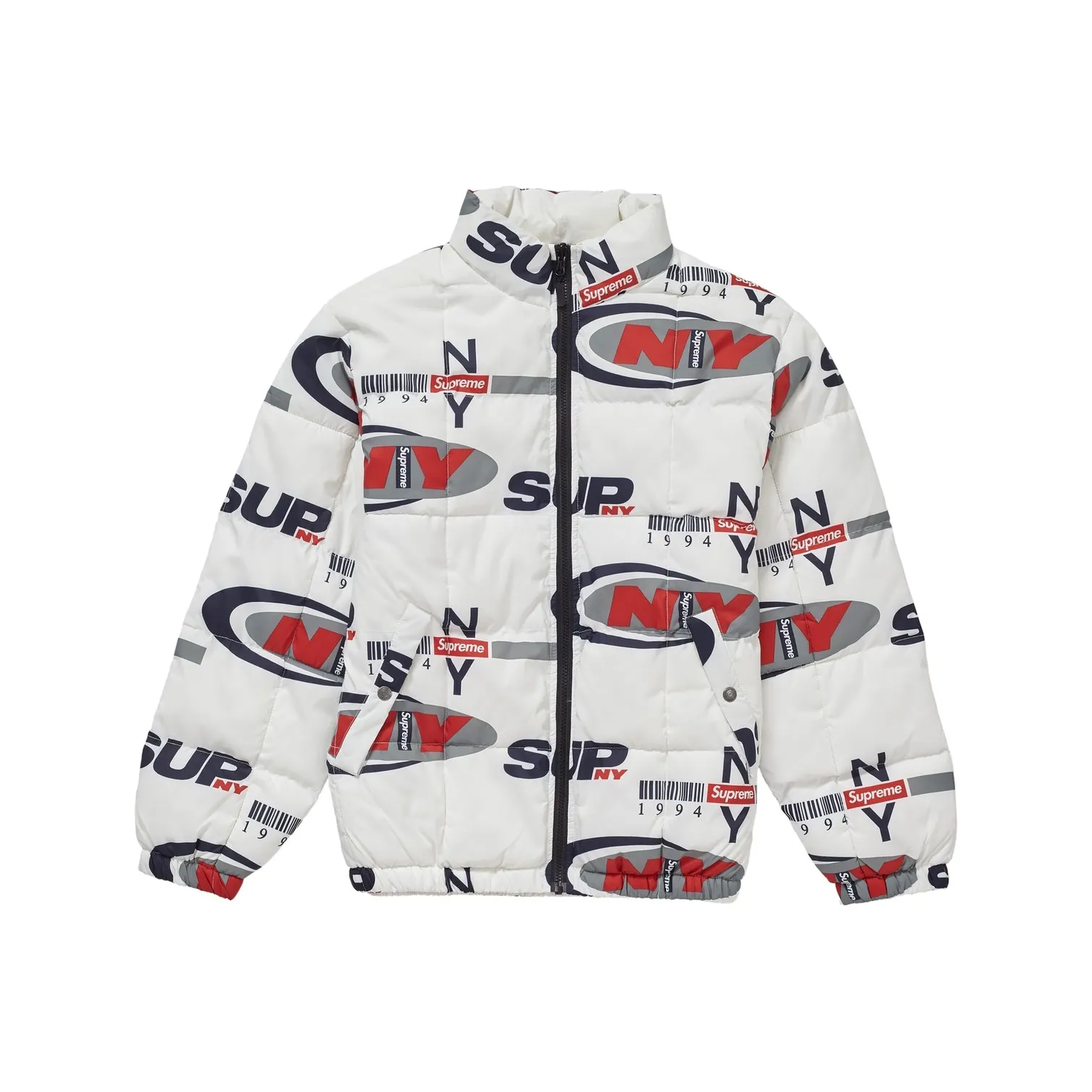 Supreme Ny Reversible Puffy Jacket