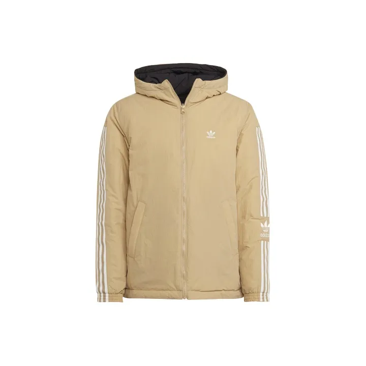 Adidas Originals Хлопковый пуховик Зимний Мужской Светлый хаки