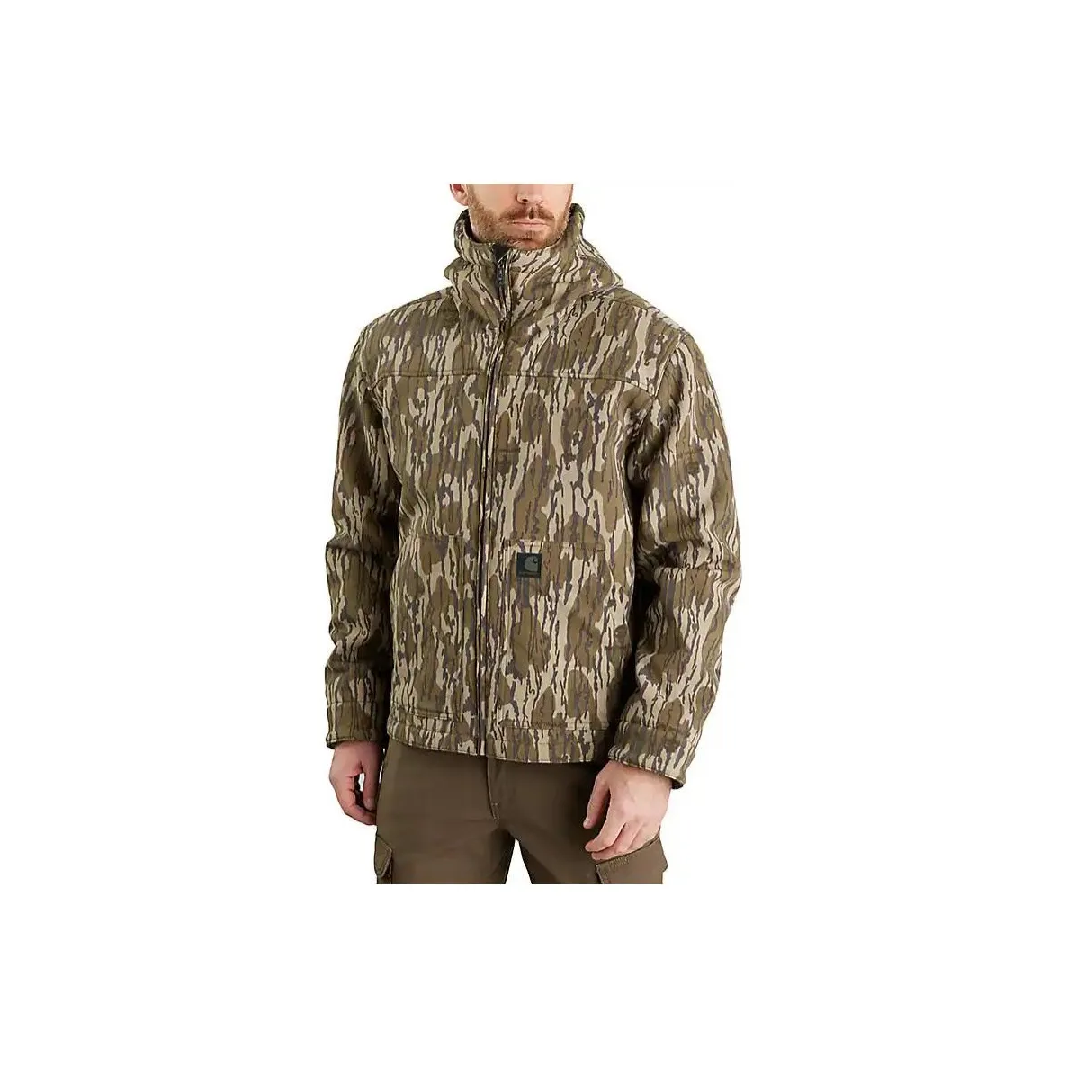 Carhartt Jackets Men Mossy Oak Bottomland Camo/Camouflage