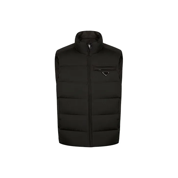 PRADA Triangle Logo Padded Gilet