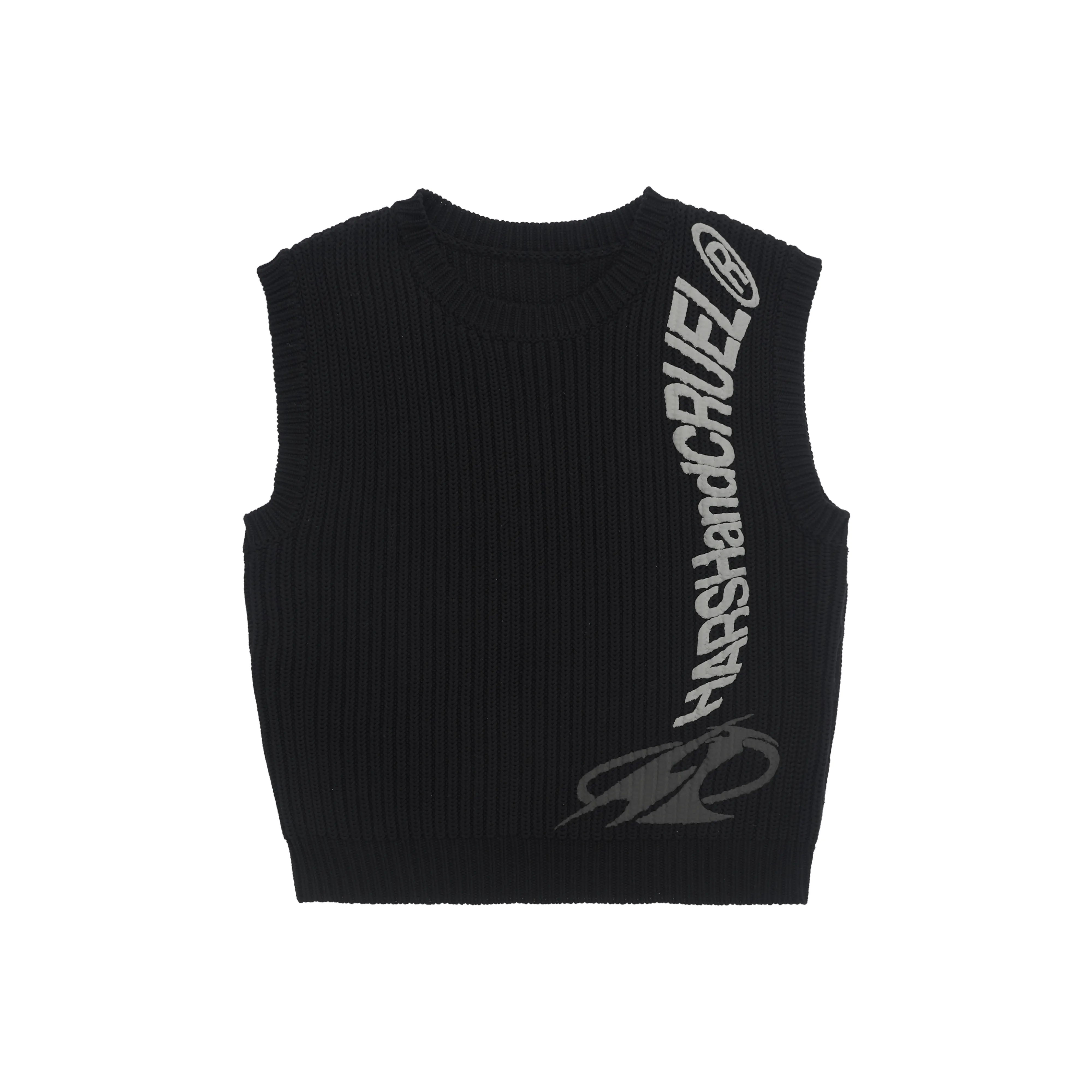HARSH AND CRUEL Vests Unisex Black