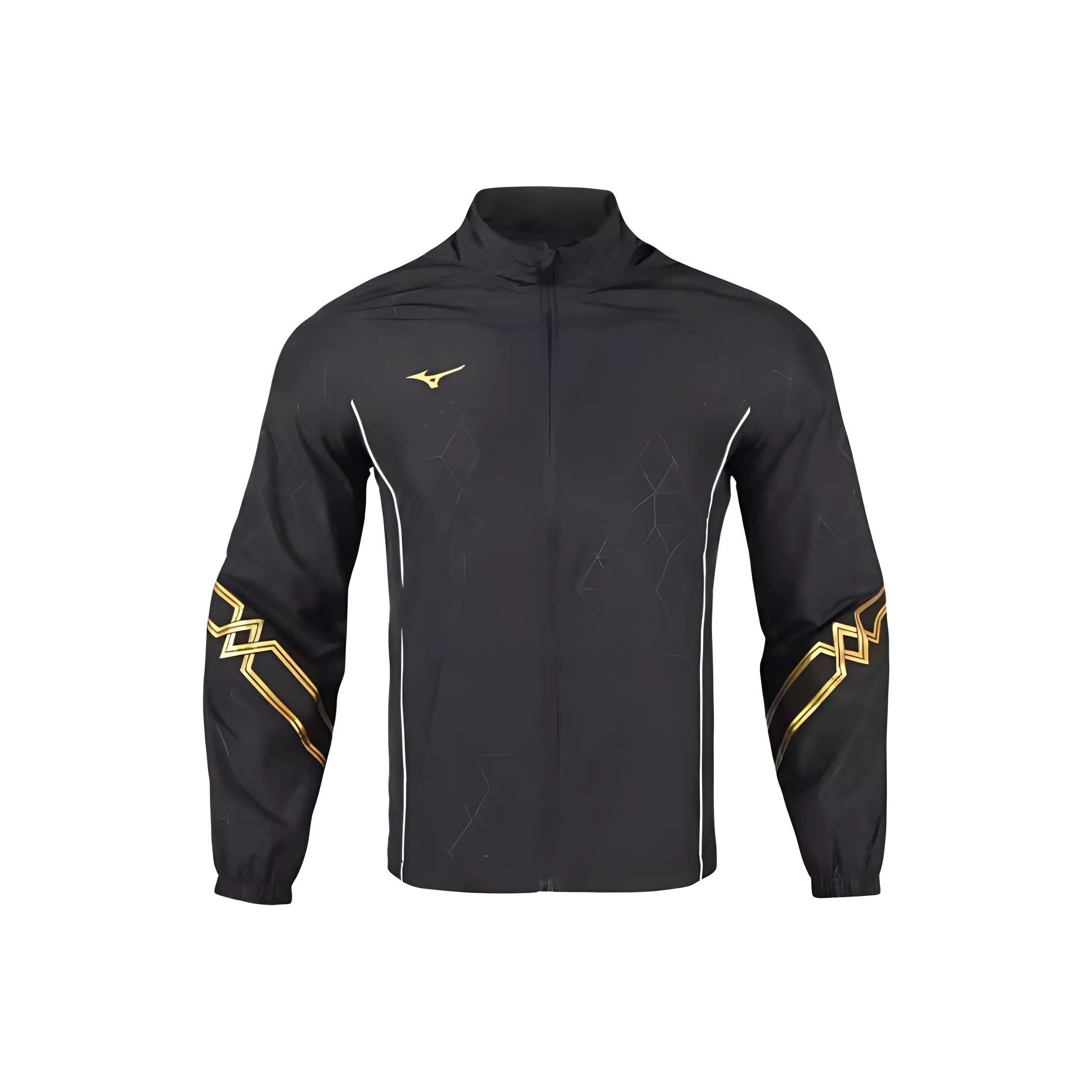 Mizuno Jackets & Coats Men's Black & Gold