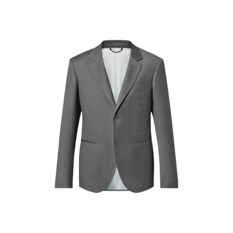 LOUIS VUITTON New Quarterly Products Of LV Business Suits Men Gray