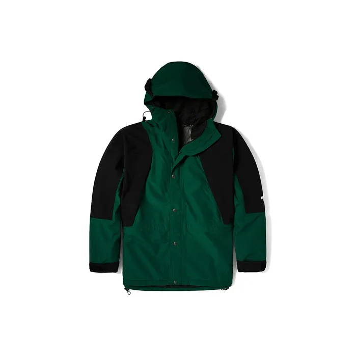 THE NORTH FACE Mountain Waterproof And Breathable Windbreaker Jacket Unisex Green