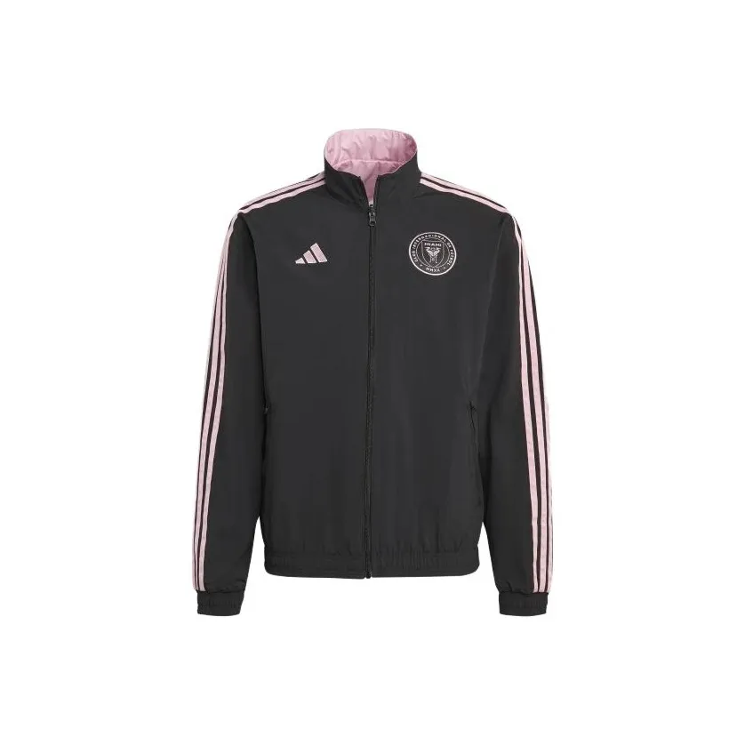Adidas Miami International Куртка Мужская Черная Розовая