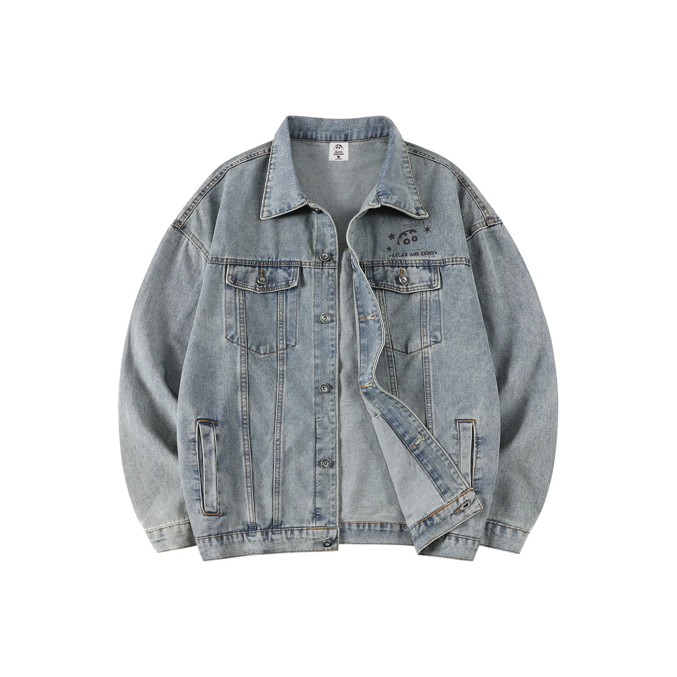 Crayon Shinchan Denim Jacket Unisex Куртка Crayon Shinchan из денима унисекс