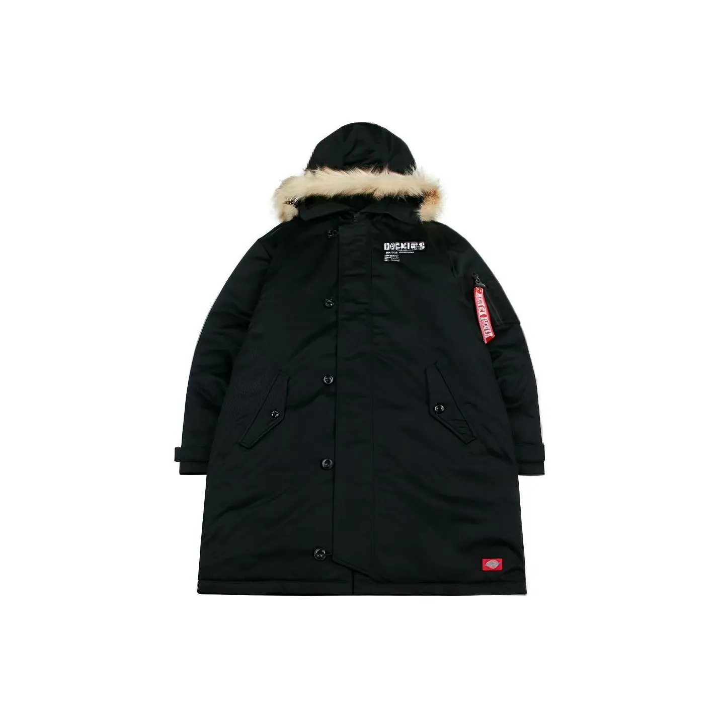 Dickies Хлопковый пуховик Мужской Черный