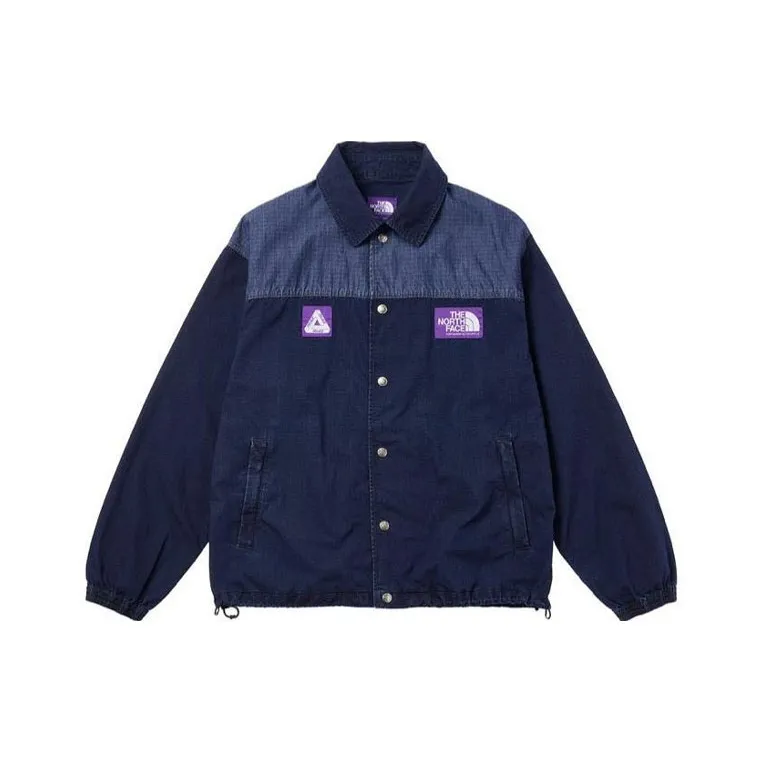 Palace X THE NORTH FACE PURPLE LABEL Denim Jackets Men's Blue