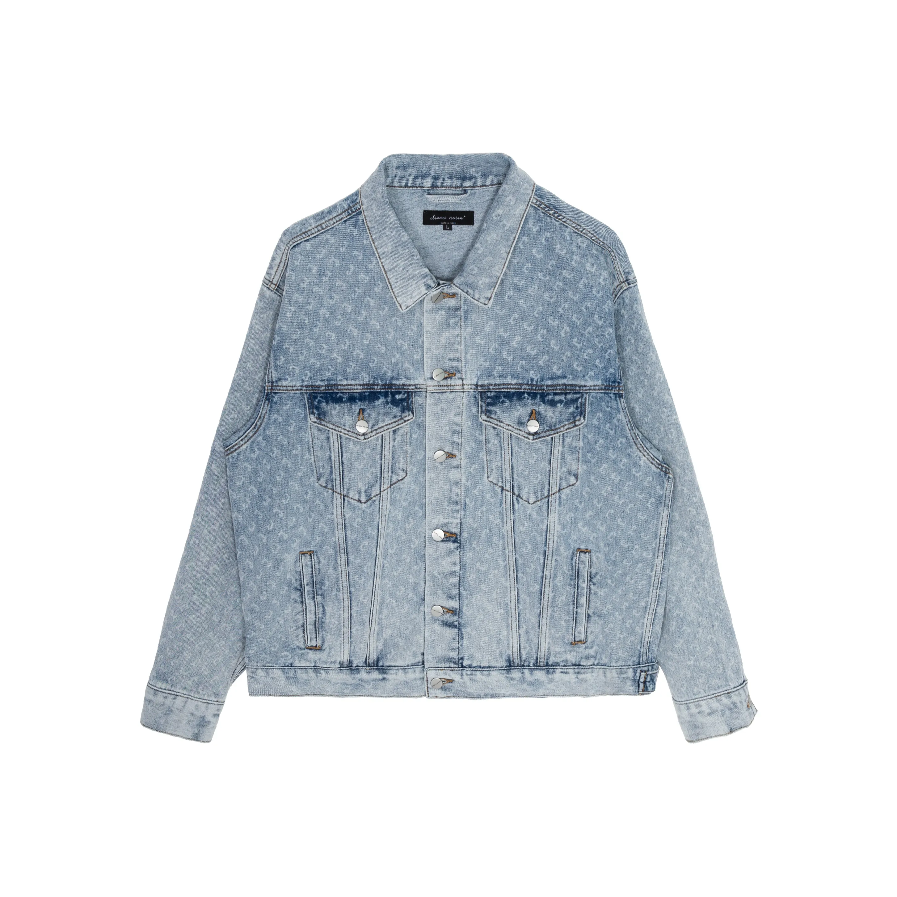 CLIMAX VISION C Collection Denim Jacket Unisex Wash Blue